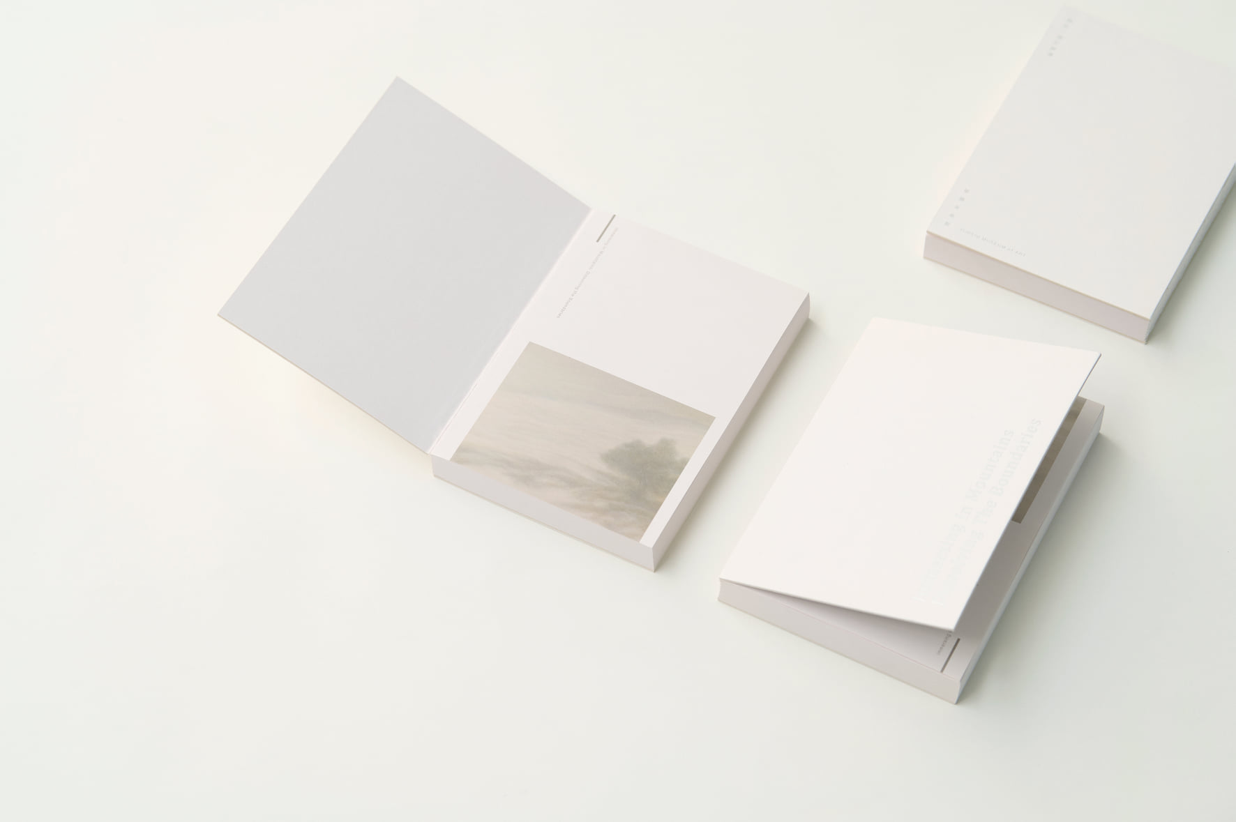 Immersing in Mountains: Dissolving the Boundaries-LIN Wei-Hsiang Plain White Notebook Group